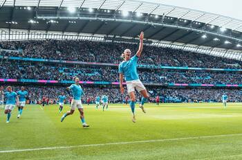 VIDEO l La obra de arte del Manchester City que cerró el Hat-trick de Erling Haaland vs Manchester United