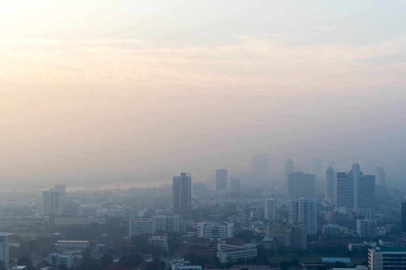 Conoce el puesto que ocupa Chile de los países con mayor contaminación del aire de la OCDE.