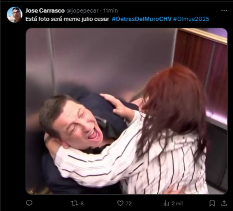 El conductor del matinal de Chilevisión, se volvió viral por su partipación.