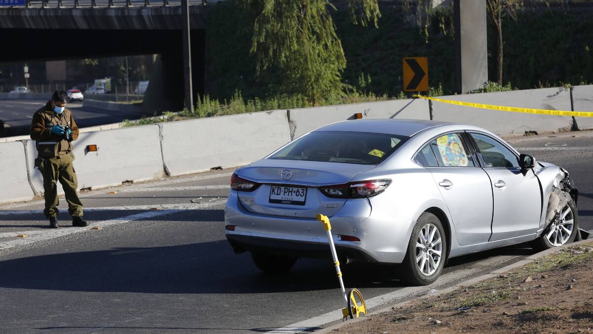 Atropello en Autopista Central: Delincuente habría sido arrollado por sus propios compañeros