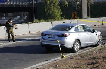 Atropello en Autopista Central: Delincuente habría sido arrollado por sus propios compañeros