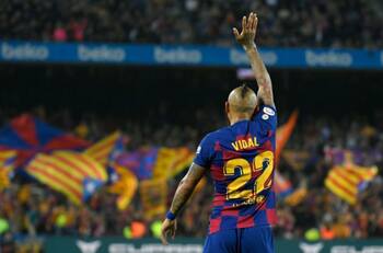 Barcelona recordó el primer gol de Arturo Vidal ante el Real Madrid