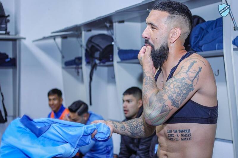 El delantero fue titular en la victoria del Club Bolívar en el clásico paceño. Foto: Instagram.