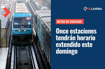 Metro de Santiago: Conoce qué estaciones extenderán su horario este domingo 22 de enero