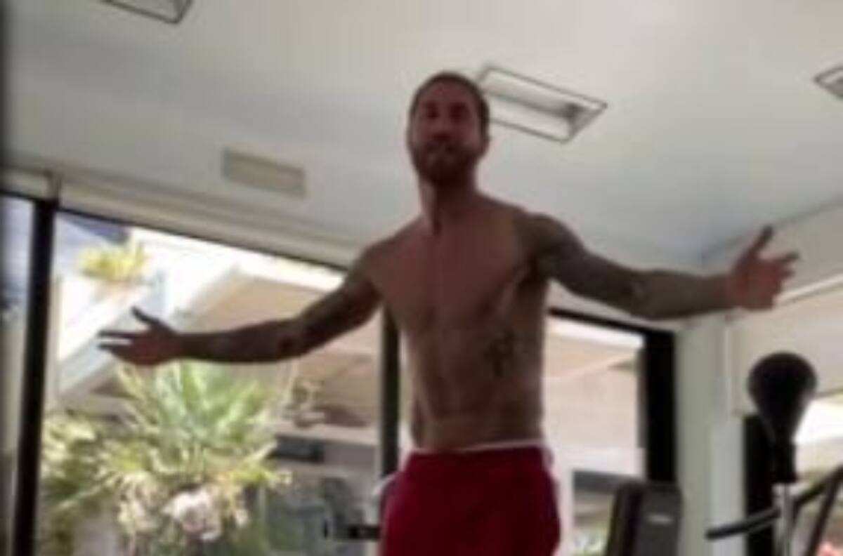 Sergio Ramos y particular desafío en cuarentena para todos sus seguidores