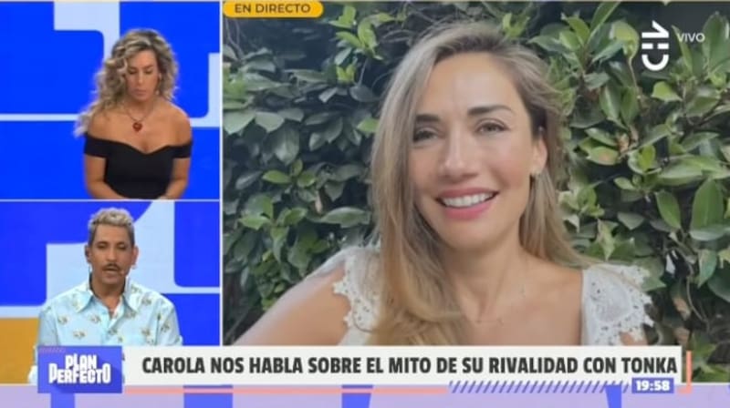 La modelo conversó con Plan Perfecto. Créditos: Pantallazo CHV