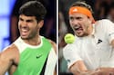 Partidazo en el Australian Open: a qué hora y por qué canal ver Carlos Alcaraz vs. Alexander Zverev