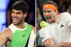 Partidazo en el Australian Open: a qué hora y por qué canal ver Carlos Alcaraz vs. Alexander Zverev