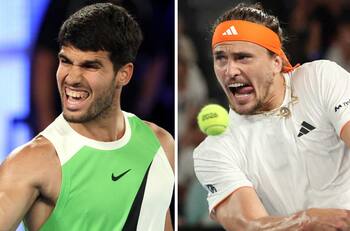 Partidazo en el Australian Open: a qué hora y por qué canal ver Carlos Alcaraz vs. Alexander Zverev