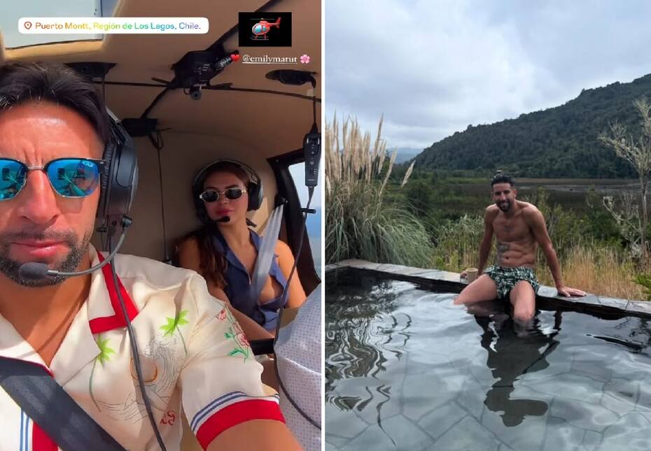 El deportista y la modelo ya se habían escapado anteriormente al sur. Créditos: Instagram