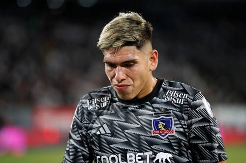 Carlos Palacios recibió tarjeta roja terminado el partido de Colo Colo vs Ñublense.