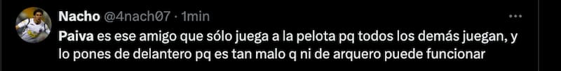 Hinchas de Colo Colo cuestionaron a Guillermo Paiva.