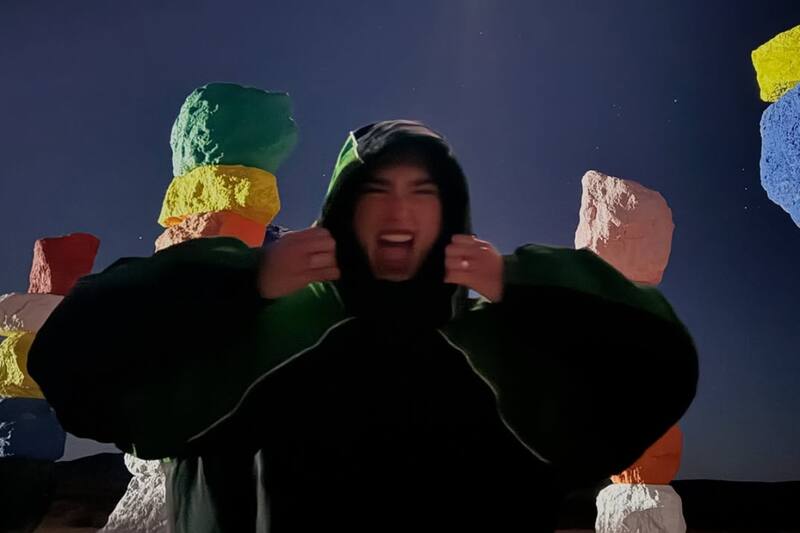 La artista compartió fotos de su paso por Chile.