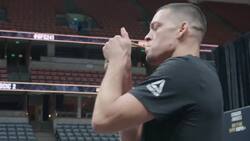Nate Díaz sorprende al fumar marihuana delante todos en el pesaje del UFC 241