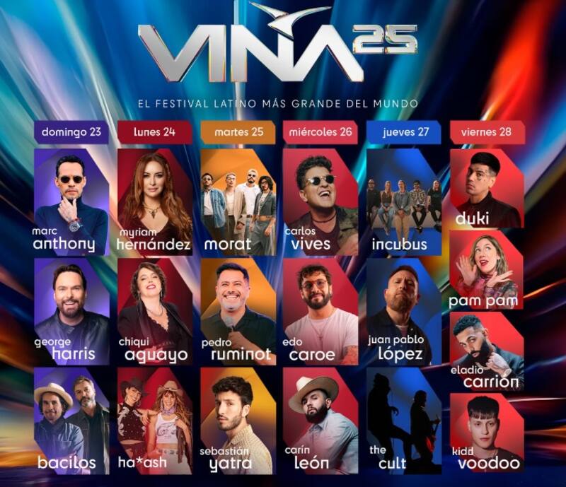 El certamen que ya cuenta con parrilla confirmada comienza este domingo. Créditos: Instagram.