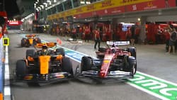 VIDEO | ¡Se equivocó, lo hizo mal! El insólito accidente de Leclerc con Norris en la Fórmula 1