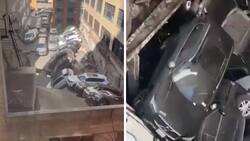 VIDEO| Colapsa un estacionamiento en New York y reportan varios heridos