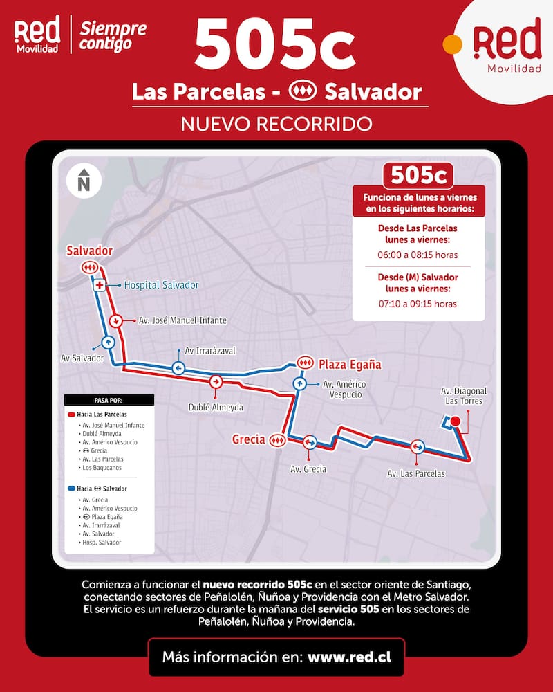 Este operará d elunes a viernes y reforzando el servicio de la mañana. Foto: Red Movilidad.