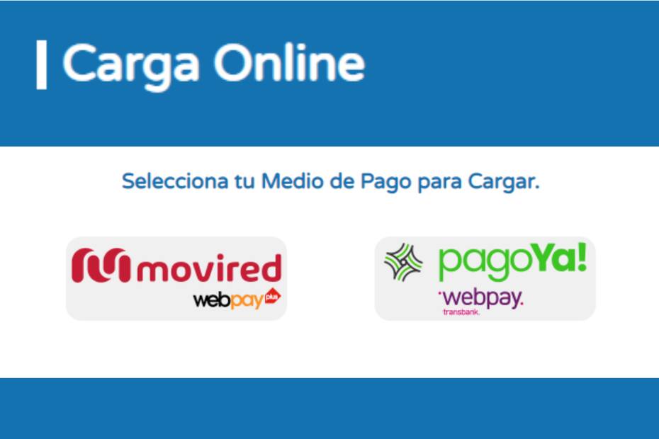 Así puedes recargar por internet.
