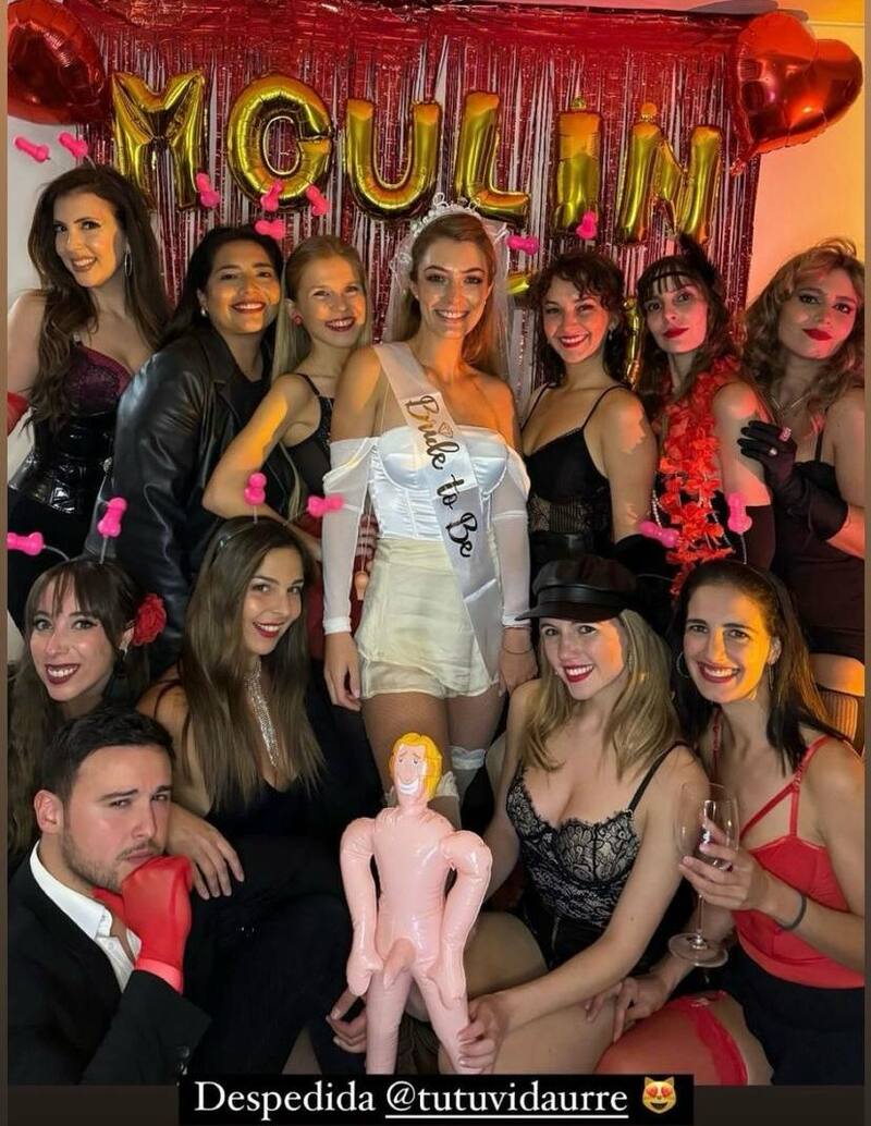 Tutú Vidaurre y su despedida de soltera.