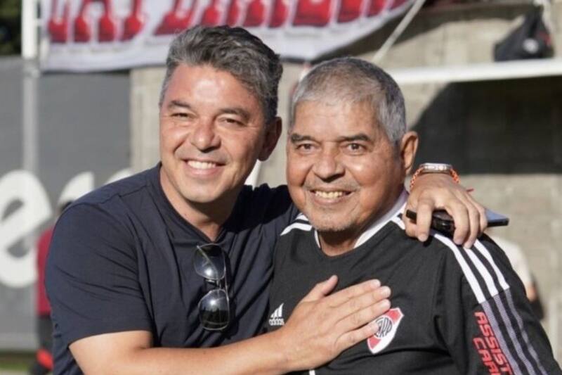 Máximo Gallardo y su hijo Marcelo