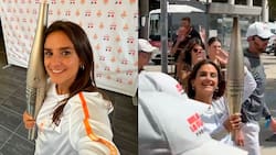 VIDEO | ¡Notable! El momento en que Manuela Urroz portó la antorcha olímpica de París 2024
