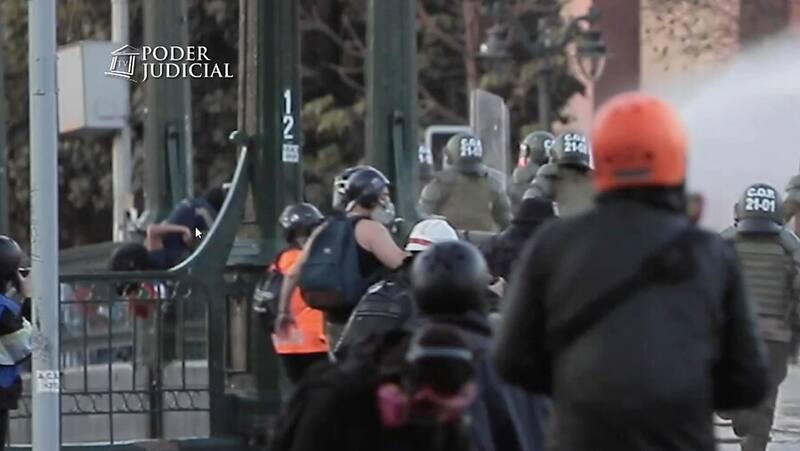 Incidentes Carabineros manifestantes ATON