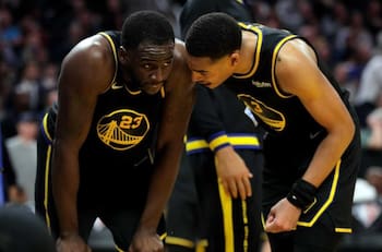 ¿Crisis en el campeón de la NBA? Dos figuras de Golden State Warriors se fueron a los golpes en plena práctica