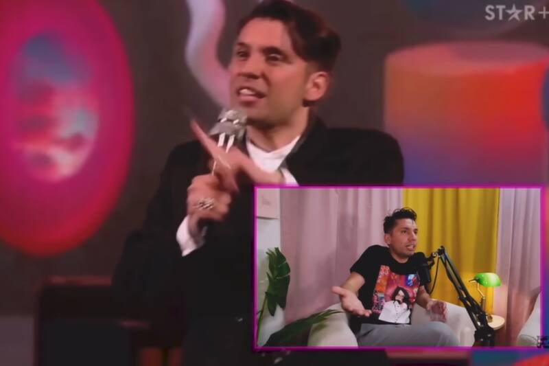 Reacción de Fabrizio Copano a su rutina/ Youtube