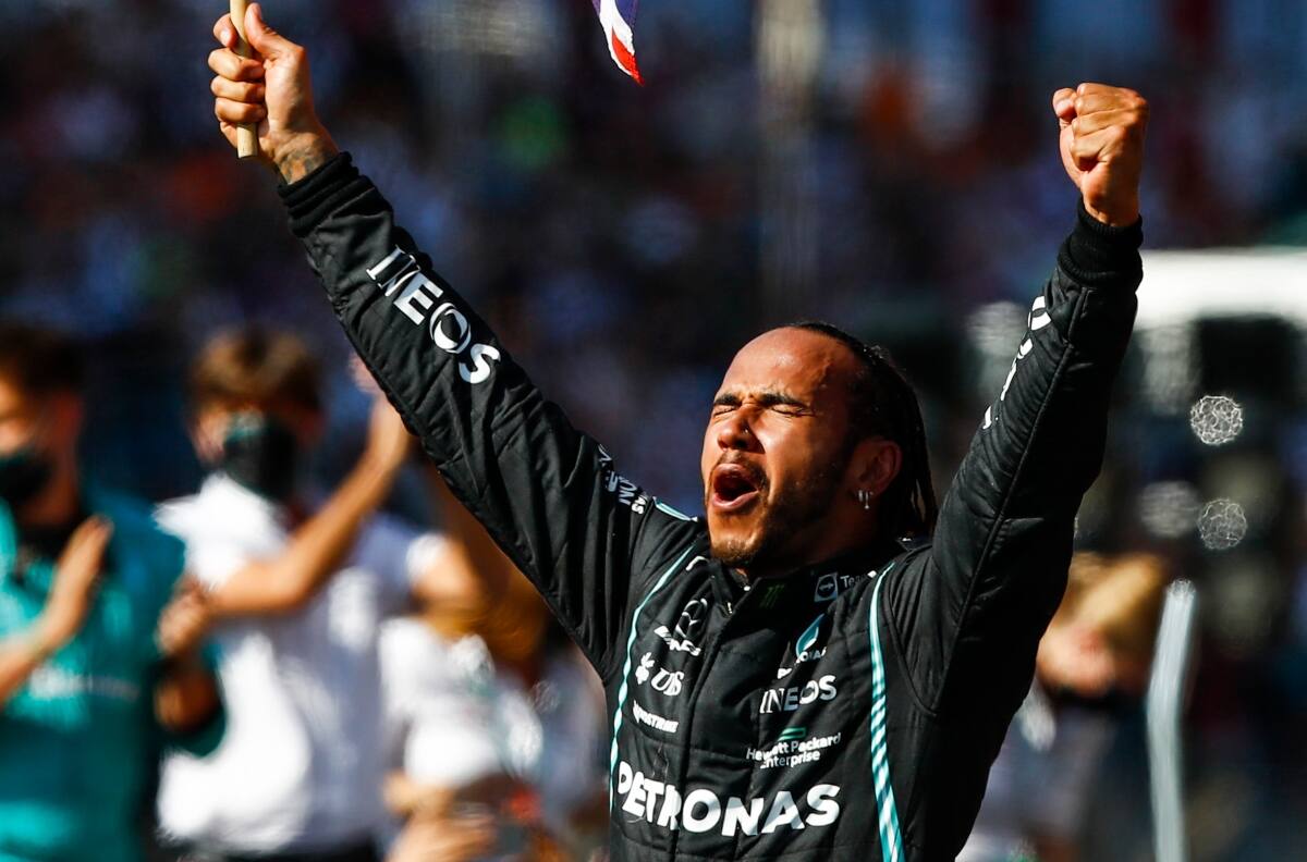 Lewis Hamilton tras sacar de carrera a Max Verstappen: "Siempre correré duro, pero de forma justa"