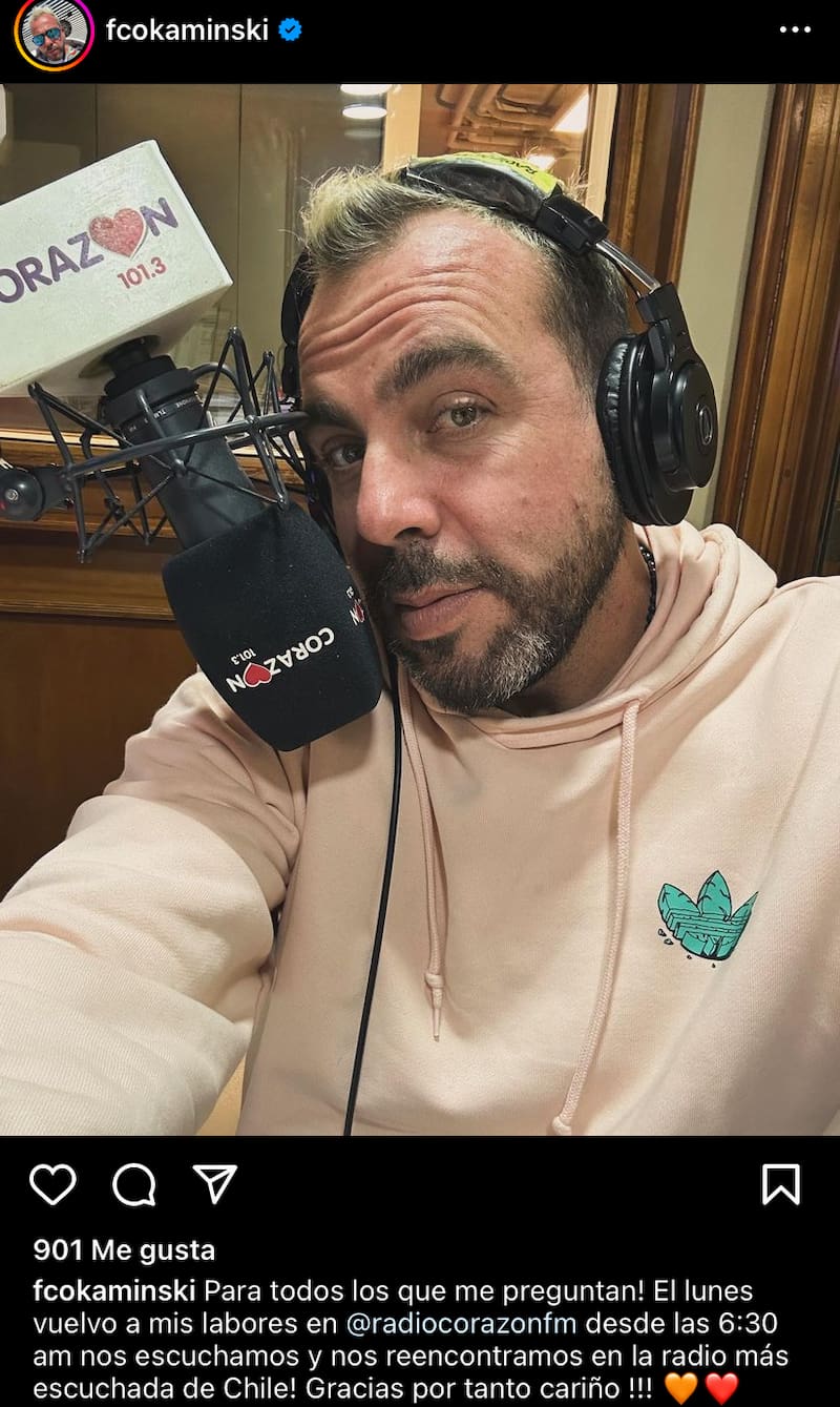 Francisco Kaminski vuelve a la radio.