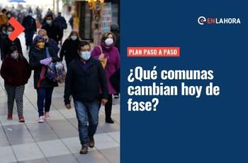 Plan Paso a Paso | ¿Cuáles son las 95 comunas que cambian de fase este jueves 12 de mayo en todo Chile?