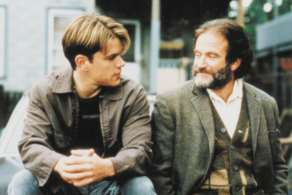 El actor Robin Williams en la película "En busca del destino".