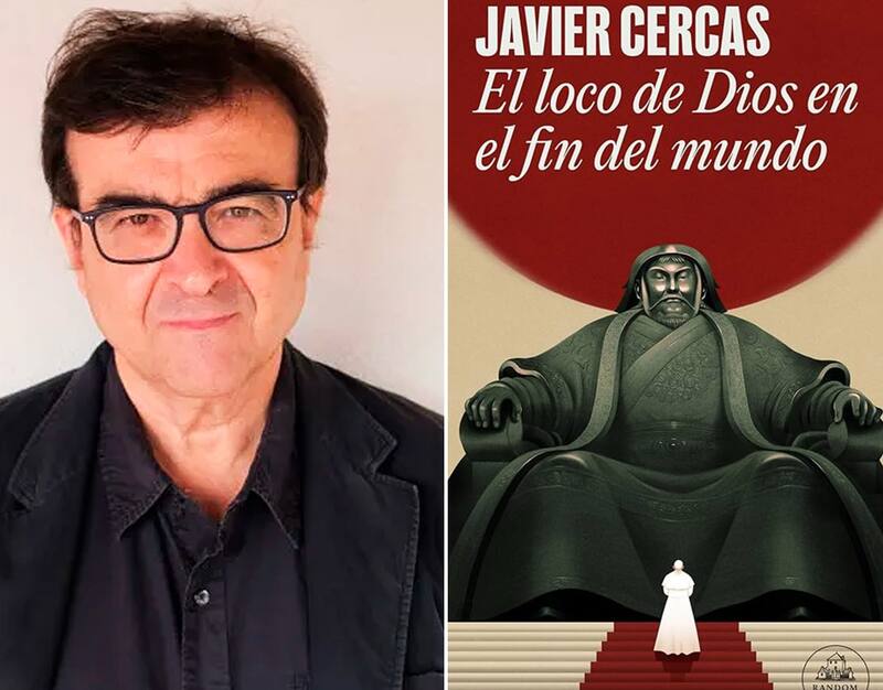 Javier Cercas registró su viaje junto al Papa Francisco. Créditos: Instagram