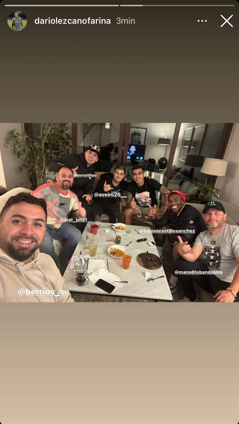 Captura de la historia de Instagram de Darío Lezcano.