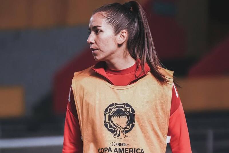 21 partidos con la camiseta de la Selección Chilena. Foto: Instagram Fernanda Ramírez.