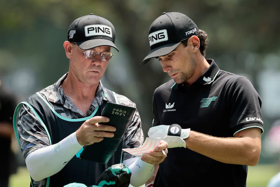 Joaquín Niemann en el Liv Golf. EFE