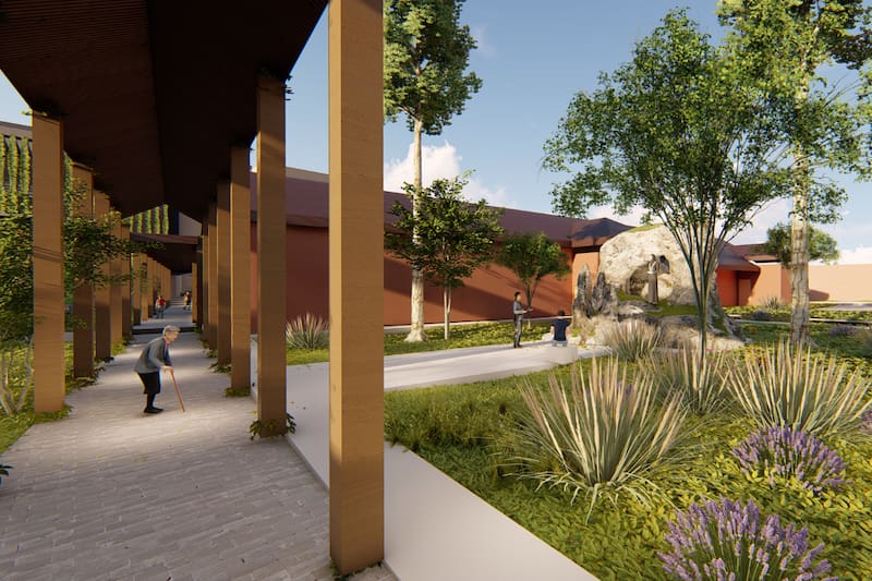 El centro de tratamiento contará con modernos tratamientos para combatir la enfermedad, además de cómodas áreas comunes de espera. Créditos: Servicio de Salud Metropolitano Norte.