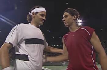 ¿Recuerdas el primer enfrentamiento entre Roger Federer y Rafael Nadal?
