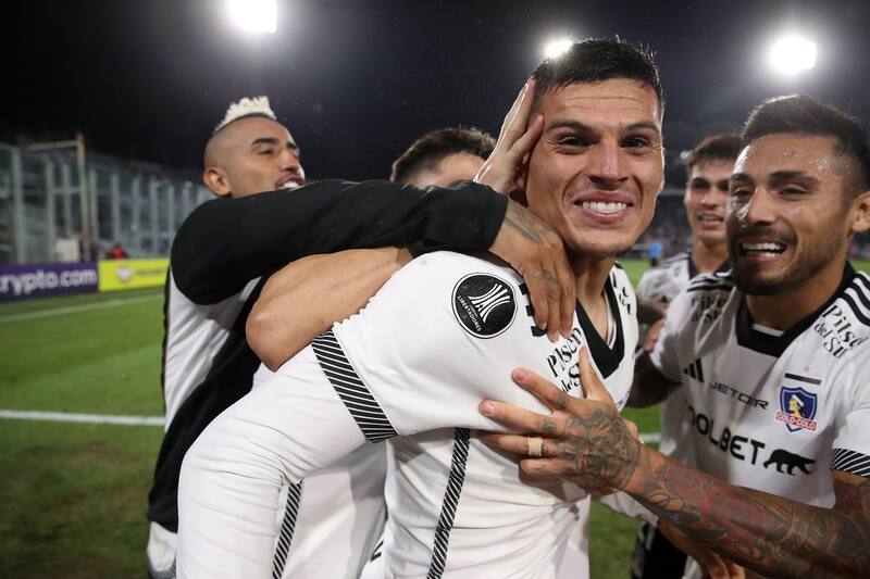 Lucas Cepeda, héroe de Colo Colo en Copa Libertadores. Agencia Aton