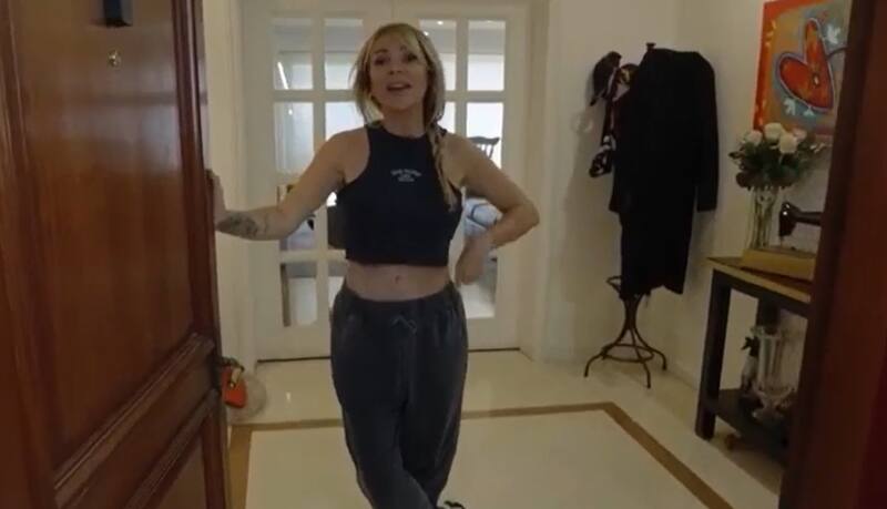 abrió las puertas de su casa en el programa de CHV. Créditos: Captura CHV