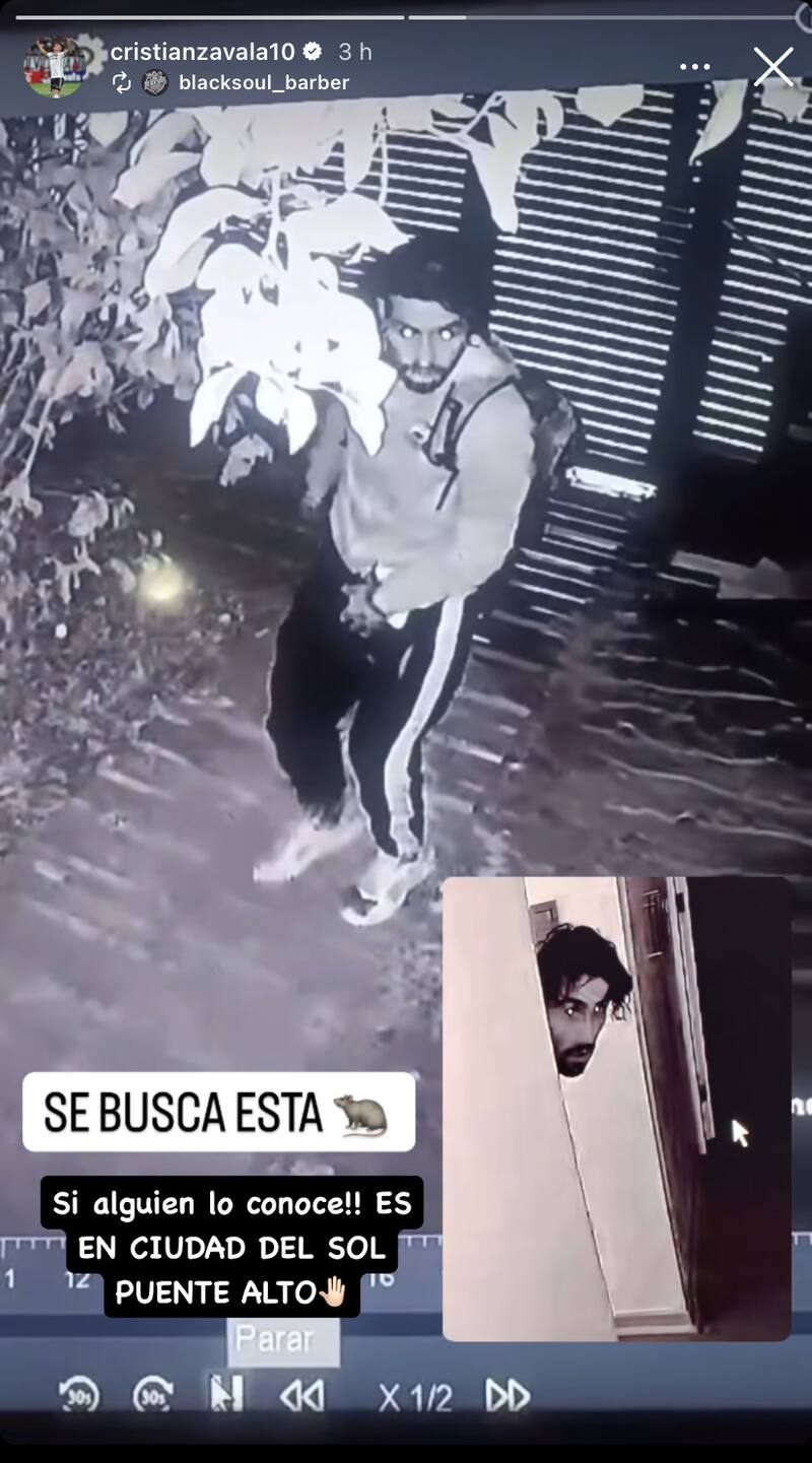 Cristián Zavala sufrió fuerte robo en su barbería.