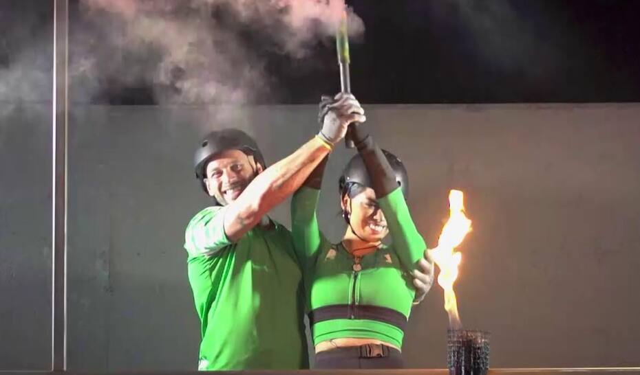 Anyella y Vico ganaron el duelo. Créditos: Canal 13