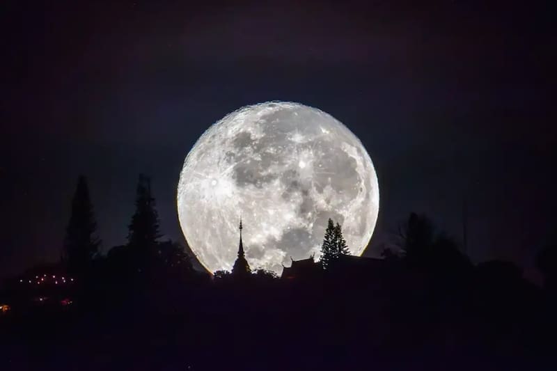 Será la primera Luna Llena del invierno en el hemisferio sur.