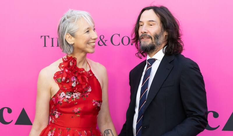 Keanu Reeves y Alexandra Grant