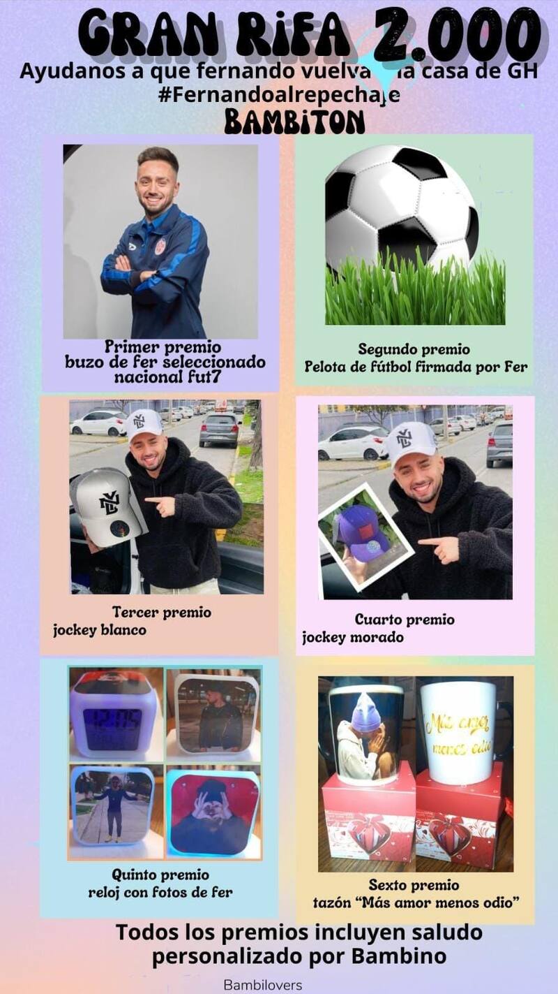 Fernando Altamirano, "El Bambino", a través de su canal de difusión en Instagram.