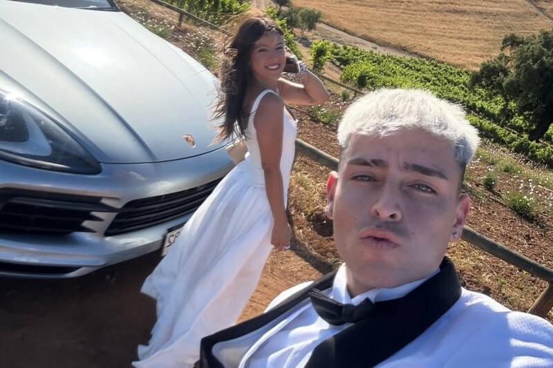 Los looks que tuvieron para ir a un matrimonio.