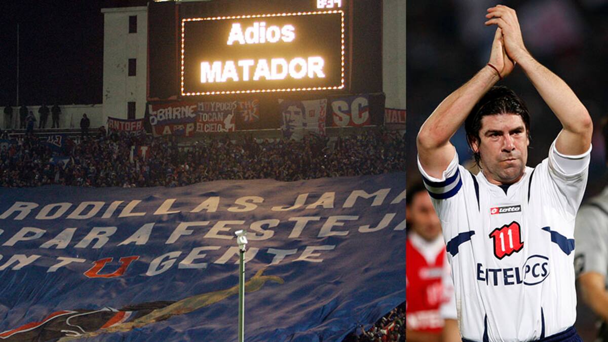 La emotiva despedida de Los de Abajo a Marcelo Salas