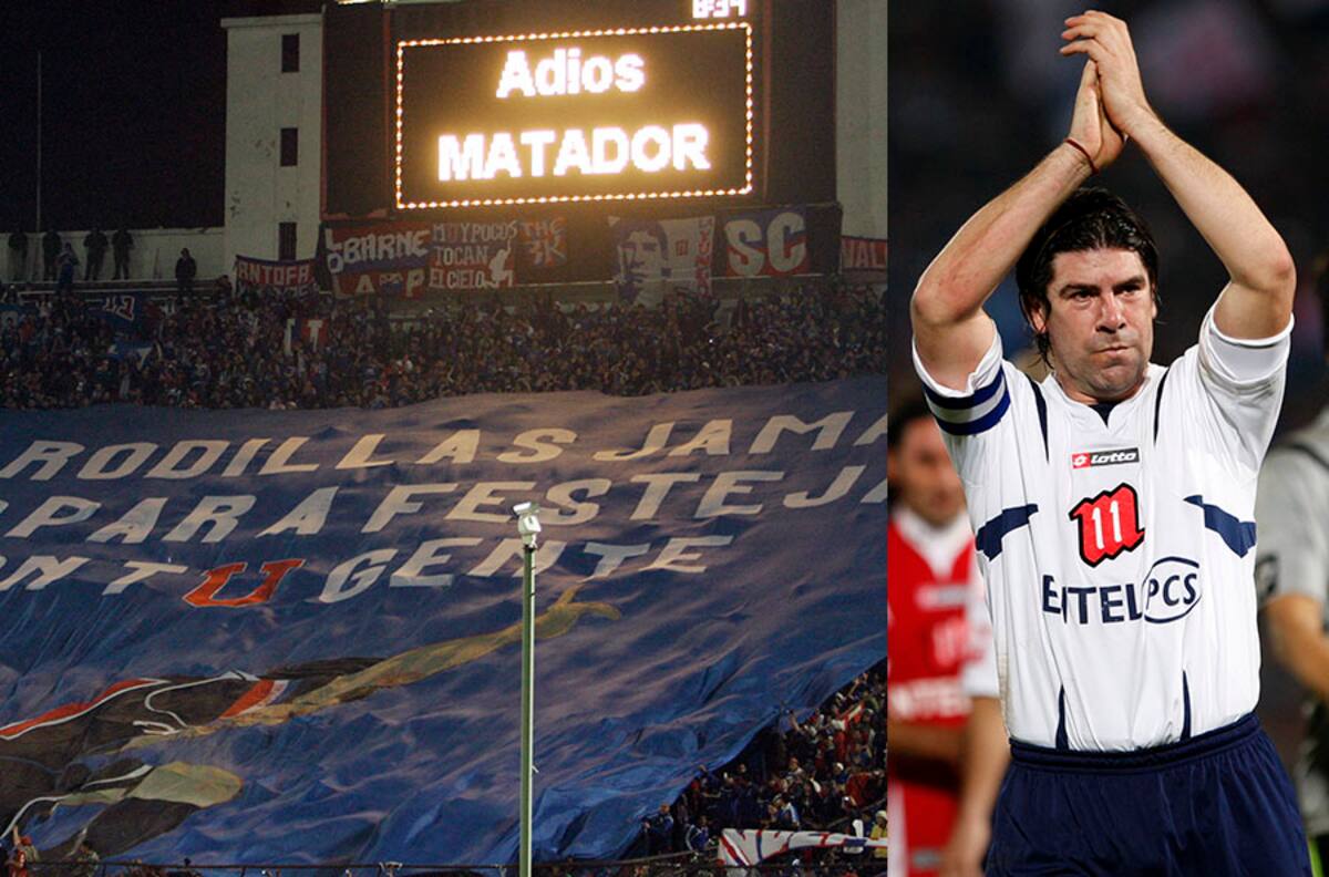 La emotiva despedida de Los de Abajo a Marcelo Salas