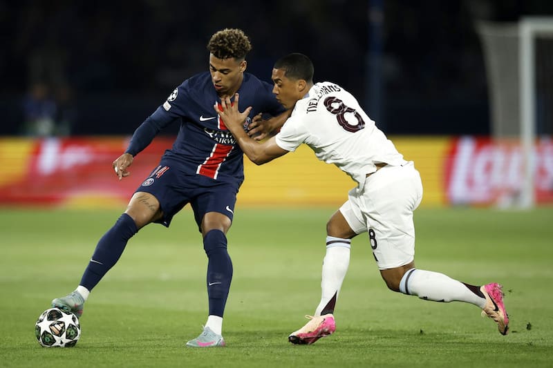 por los cuartos de final de la UEFA Champions League. Foto: EFE.